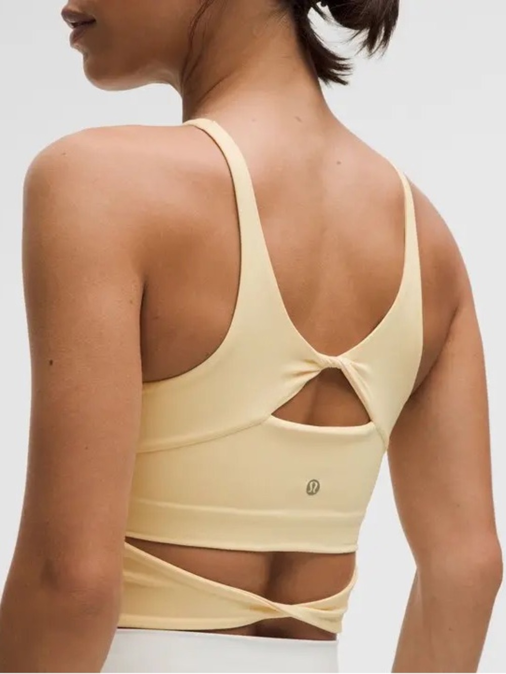 Lululemon Align Twist-Back Tank Top Butter Cream Size 2